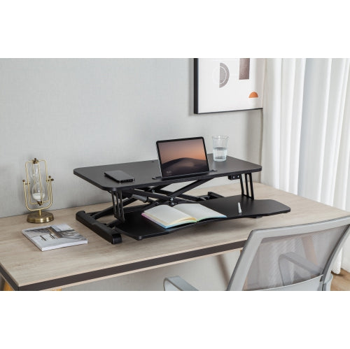 Electric Desk Riser | Motorized Height Adjustable Converter.