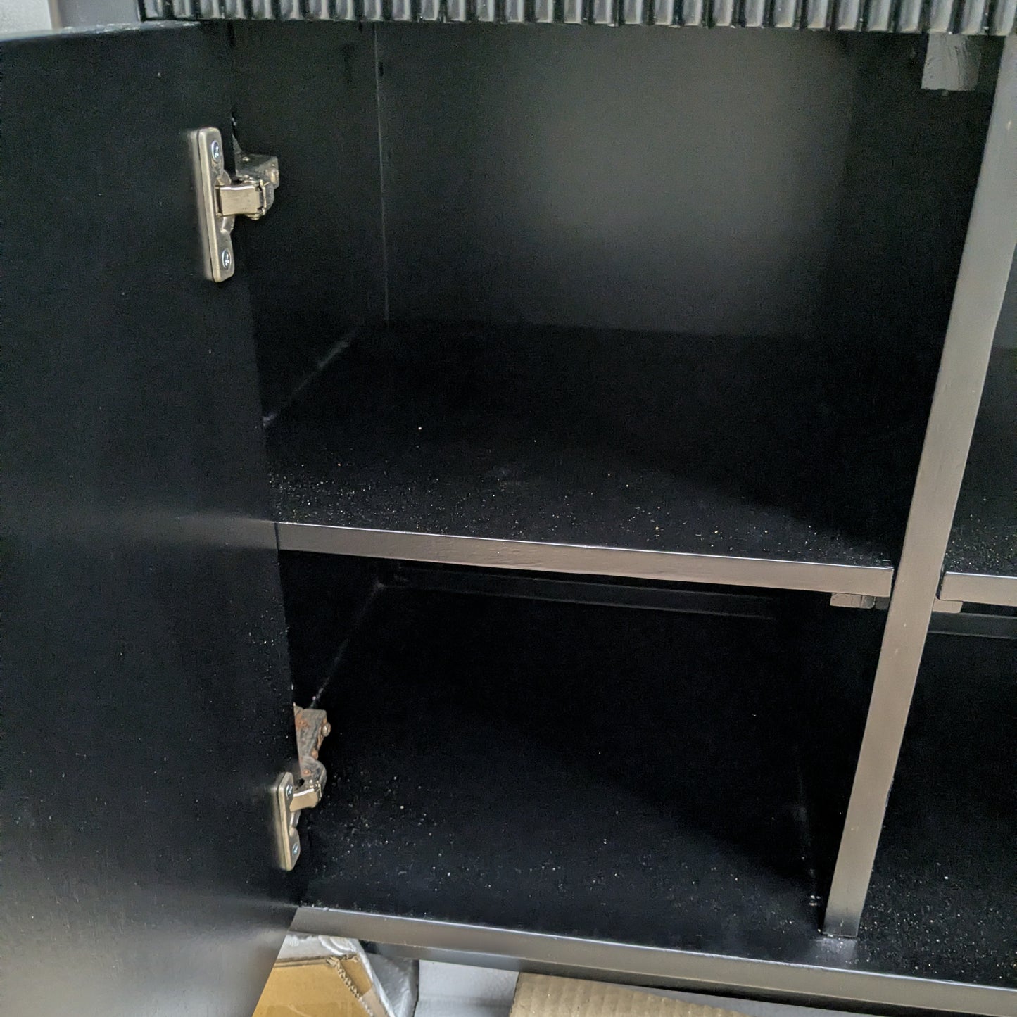 Marble Top Cabinet with 2 Drawers and Storages