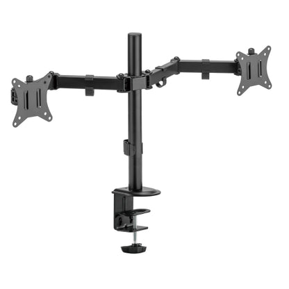 Dual LCD Monitor Desk Mount Stand Fully Adjustable for 2 Screen up to 32"