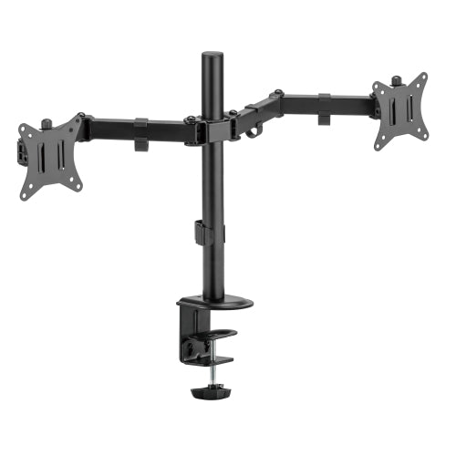 Dual LCD Monitor Desk Mount Stand Fully Adjustable for 2 Screen up to 32"