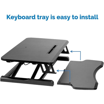 Height Adjustable Desktop Desk Sit Stand Workstation - Manual.