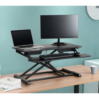 Height Adjustable Desktop Desk Sit Stand Workstation - Manual.