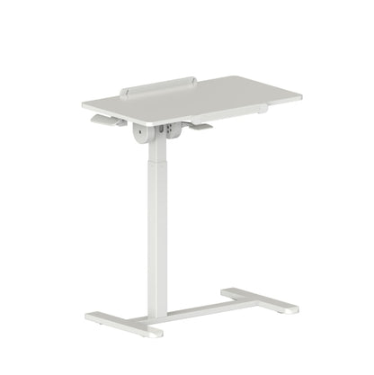 UPLITE White/Black Adjustable Standing Desk – Compact Laptop & Home Office Workstation