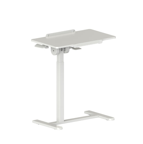UPLITE White/Black Adjustable Standing Desk – Compact Laptop & Home Office Workstation