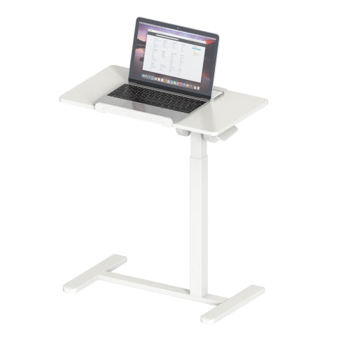 UPLITE White/Black Adjustable Standing Desk – Compact Laptop & Home Office Workstation