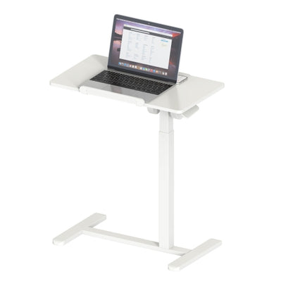UPLITE White/Black Adjustable Standing Desk – Compact Laptop & Home Office Workstation