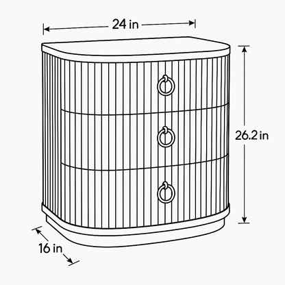 Kuro Linea Cabinet