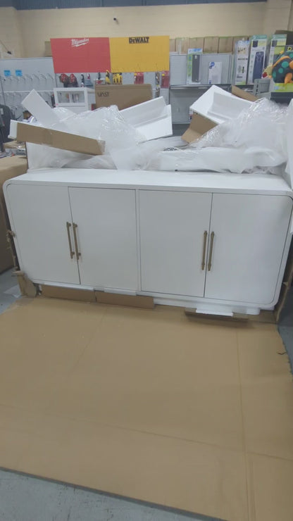 ✨ VAST Modern White Sideboard – Stylish, Spacious, and Built for Any Home ✨